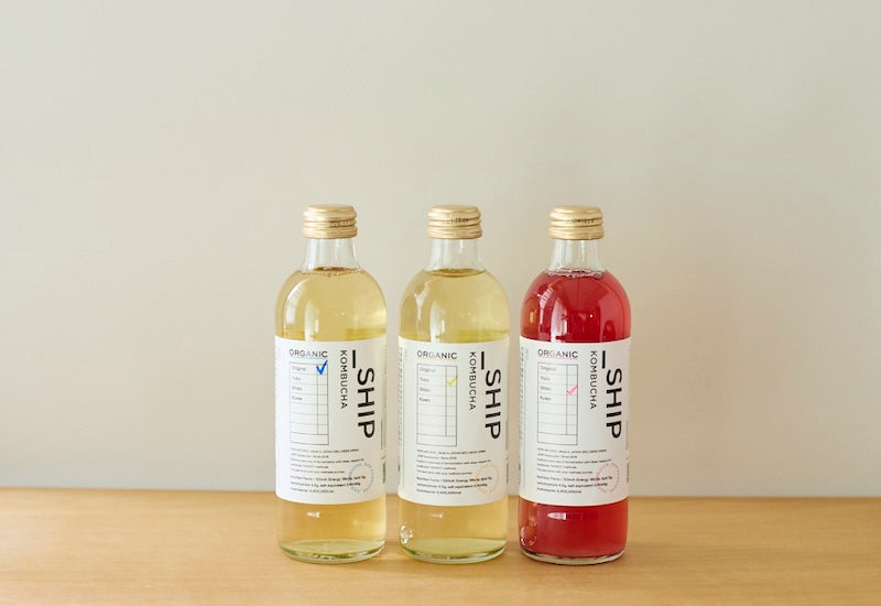 手軽に発酵食生活を取り入れる、KOMBUCHA3種セット