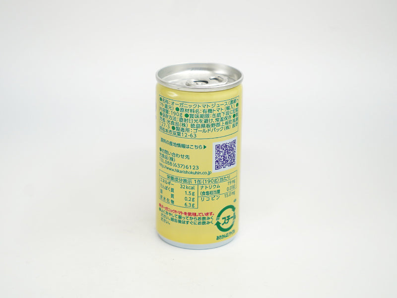 オーガニックトマトジュース(無塩) 190g