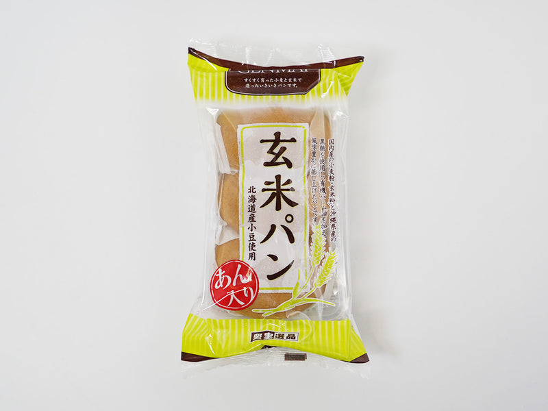 サンコー 玄米粉入り蒸しパン あん入り 15袋 - 菓子パン